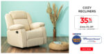 Buy Recliners Online @upto 30% off in India at Best Price – Duroflex