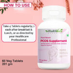 PCOS Multivitamin Supplement With Myo-Inositol, Caronositol, & Folate | Regular Menstrual Cycle, Balance Hormonal Levels, Reduces Acne| 60 Veg Tablets
