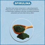 Spirulina 2000mg Supplement | Green Food For Good Health Weight Management And Immunity Booster | Helps In Healthy Heart – 120 Vegetarian Capsules