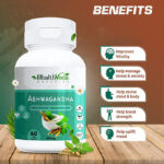 Health Veda Organics Ashwagandha Tablets – 60 Veg Tablets