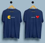 Buy Pacman Printed T Shirts for Couple – Punjabi Adda