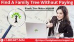 Find a family tree without paying