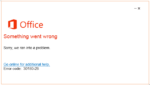 Error code 30180-28 for Office 2019 & 2016