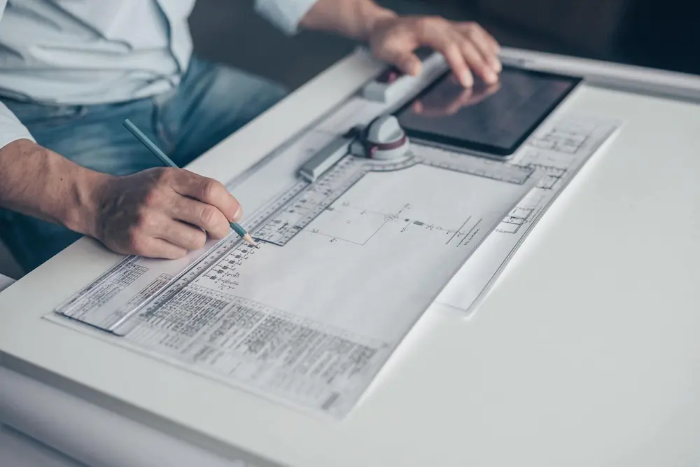 Computer design (CAD) works in historic preservation restoration