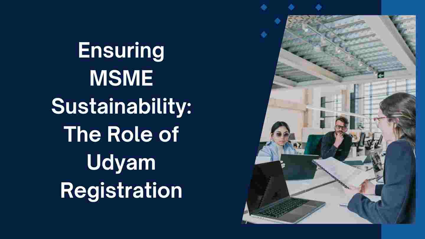 Ensuring MSME Sustainability The Role of Udyam Registration