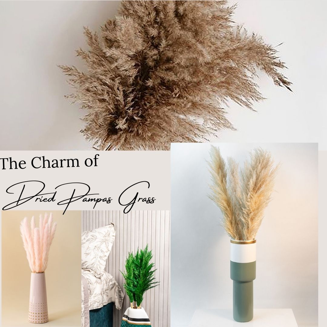 Fluffy Dried Grass Home Decor