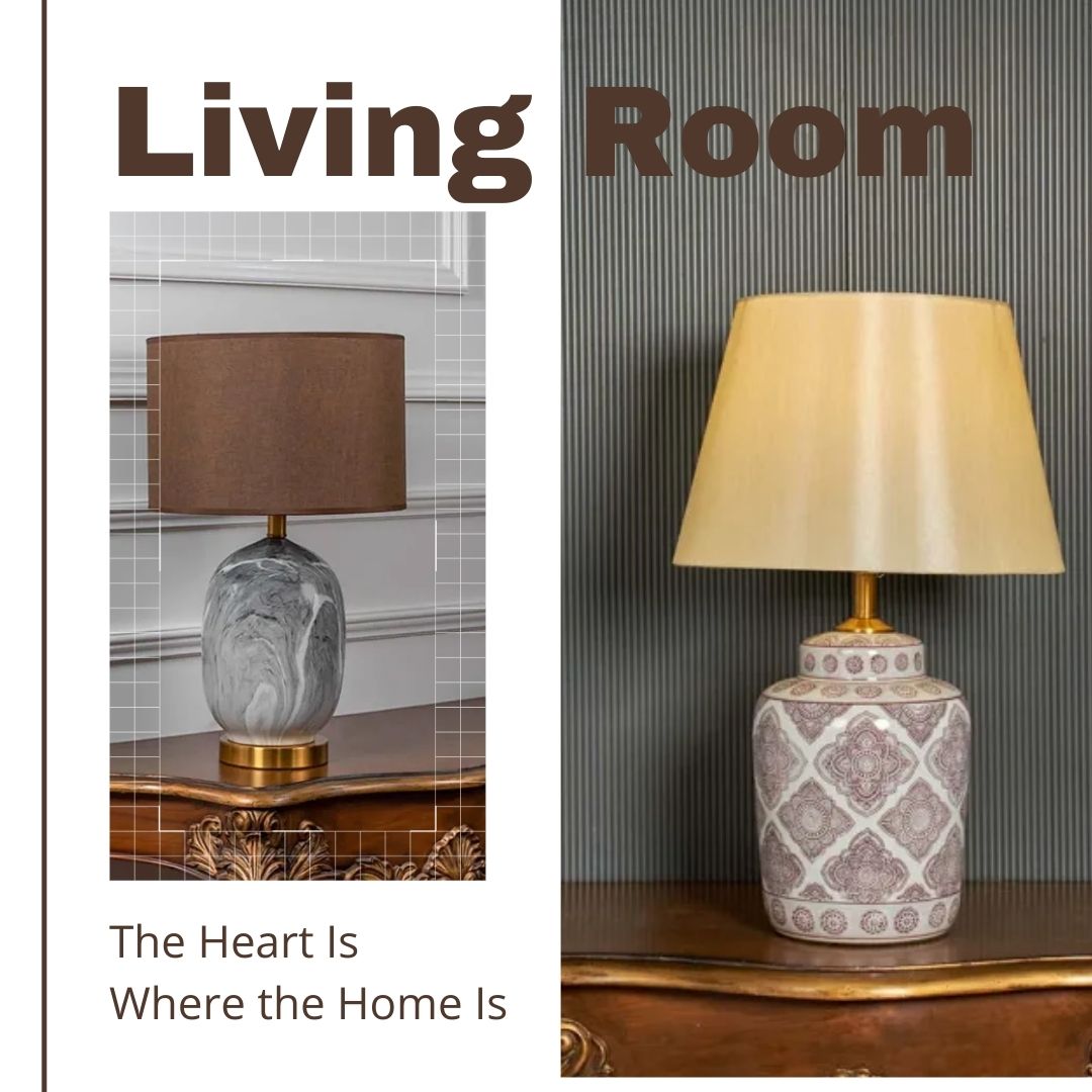 Living room table lamp