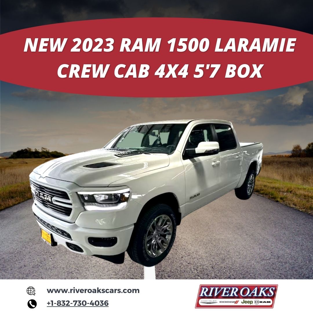 New 2023 Ram 1500 LARAMIE CREW CAB 4X4 5'7 BOX