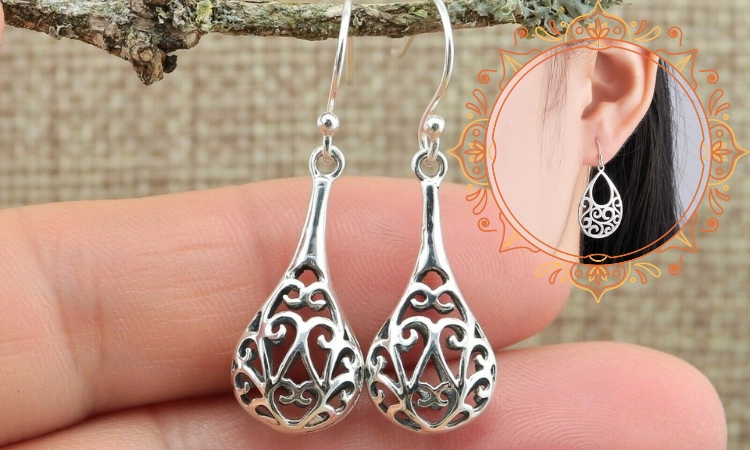 Silver Filigree Earrings