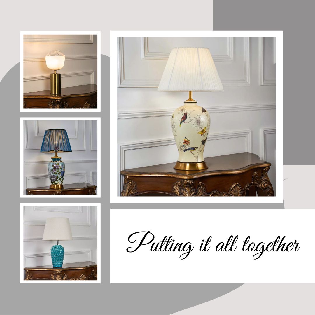 ceramic table lamps for living room