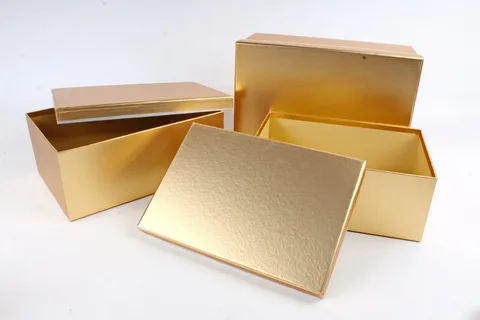 Metalized boxes