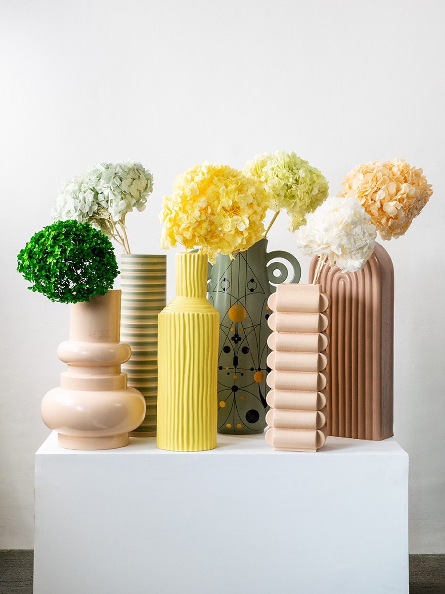 Vases for Dried Pampas Grass