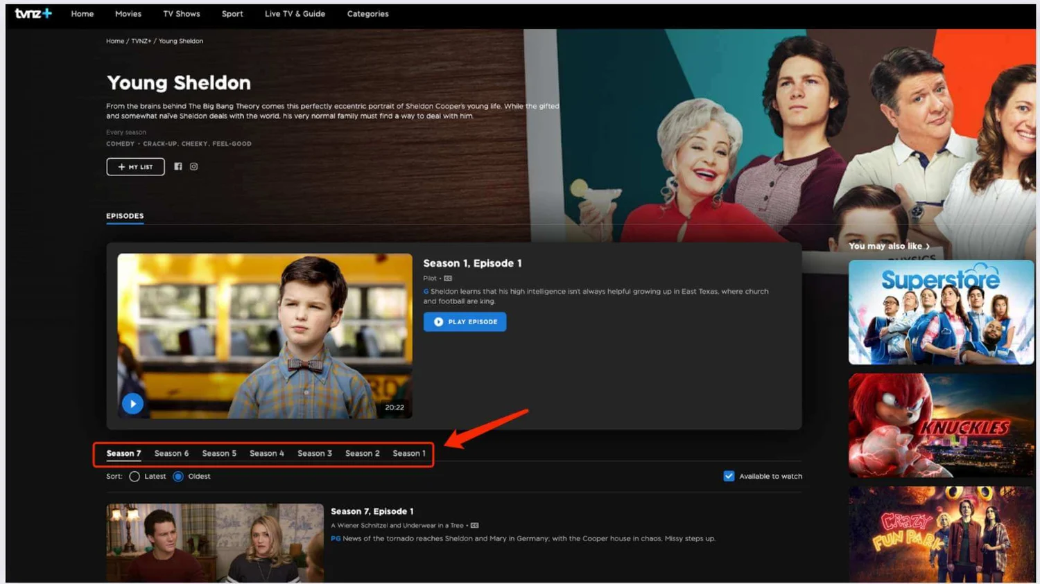 Where to watch Young Sheldon for free